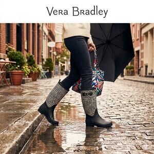 Vera Bradley "Camocat" Rain Boots – Women's Size 8